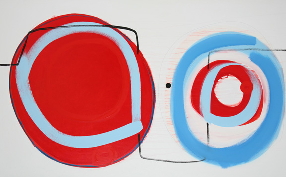 'Double Shot'  2010  89 x 144 cms