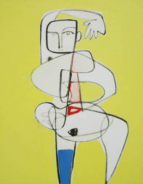 Henrietta Dubrey  Blue Stocking  2011  49 x 38 cms
