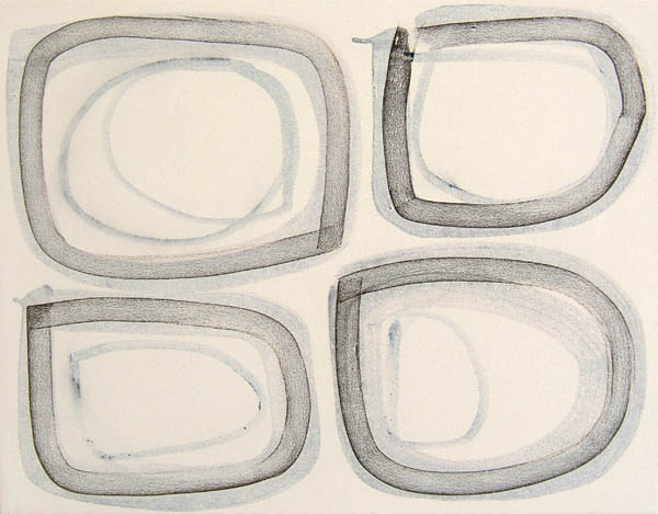Henrietta Dubrey  Quartet  2007  54 x 69 cms