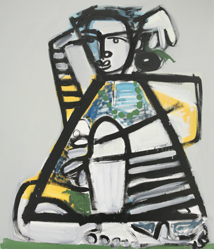 'Sur l'Herbe'  2012  125 x 107 cms