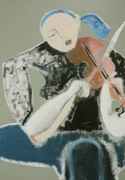 Henrietta Dubrey  Working Violinist  2011  71 x 50 cms
